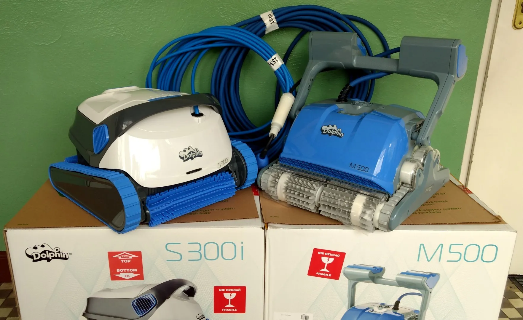 Odkurzacze basenowe dolphin s300i vs m500